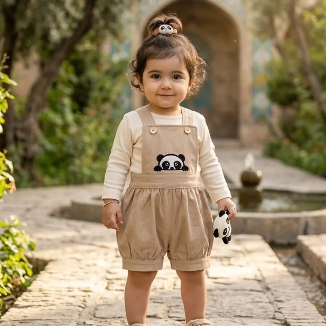 بیلر پاندا panda کتان گلدوزی برند امین