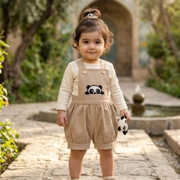 بیلر پاندا panda کتان گلدوزی برند امین